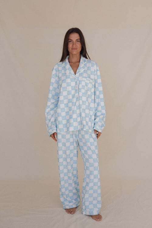 Adult Garden Check Pyjamas