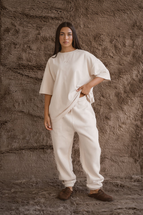 Adult Basic Tee -  Beige