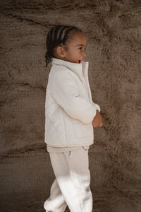 Beige Teddy Reversible Jacket