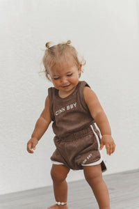 Terry Singlet - Dark Chocolate