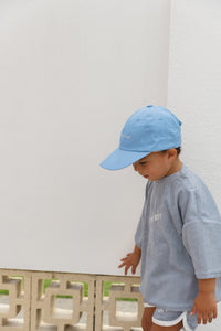 Terry Toweling Tee - Blue