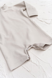 Rashie Romper - Mushroom Grey