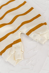 Lounge Suit - Mustard Stripe