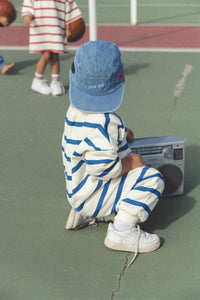 Lounge Suit - Blue Stripe