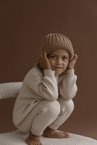 Knitted Pants - Beige
