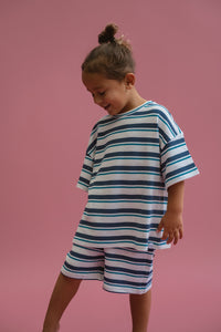 Corfu Stripe Knitted Tee