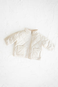 Beige Teddy Reversible Jacket