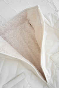 Beige Teddy Reversible Jacket