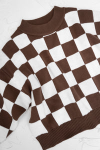 Knitted Jumper - Chocolate