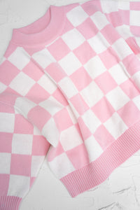 Knitted Jumper - Baby Pink