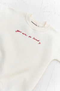 You Are So Loved Lounge Suit - Off White