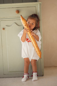 Merci Tshirt Romper