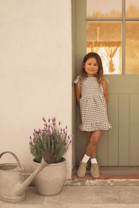 Black Gingham Dress