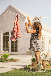 Black Gingham Dress