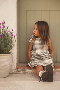 Black Gingham Dress