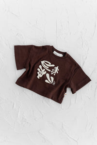 Coral Tee - Chocolate