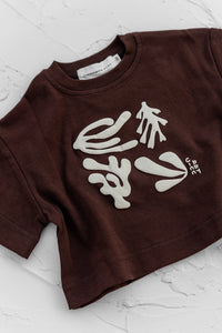 Coral Tee - Chocolate