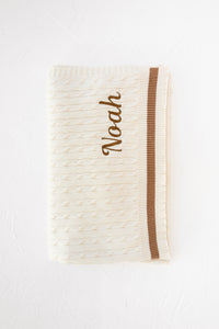 Prep Knit Blanket - Cinnamon